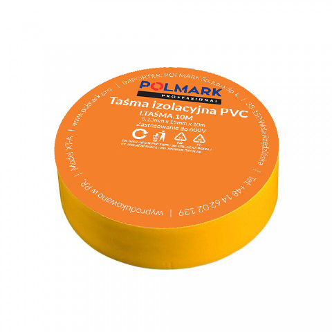 Taśma elektroizolacyjna duża 20m żółta