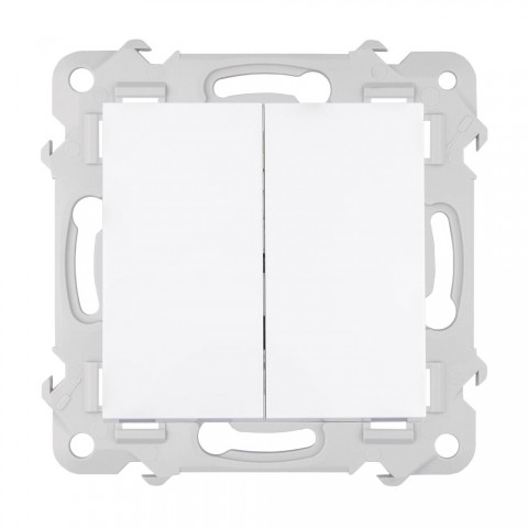 Łącznik schodowy+ jednobiegunowy z podświetleniem