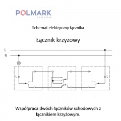 Schematy elektryczne podłączenia łączników